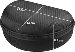 WiseQ Koptelefoon Case – Harde Koptelefoon Hoes – Headphone Case – Opvouwbare Over Ear & On Ear – Beschermhoes Koptelefoon - Geschikt voor JBL, Sony, Bose, Beats by Dre, WiseQ & Marshall - Zwart — thumbnail 4