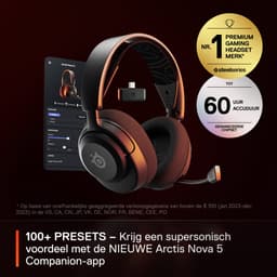 SteelSeries Arctis Nova 5 Wireless - Draadloze Gaming Headset - Zwart — thumbnail 5