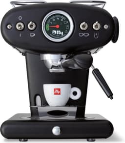 illy X1 Anniversary Koffiemachine – ESE koffiepads & Gemalen Koffie – Zwart- Iconisch Design – Met Stoompijp — thumbnail 1