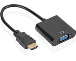 *** HDMI to VGA Adapter Converter Omvormer voor PC / Laptop - Tv Verbinden Koppelen met Computer - van Heble® ***