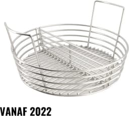 Grill Guru Large Charcoal Basket - Kamado - Kolenmand - Geschikt voor Grill Guru Large vanaf 2022 - RVS — thumbnail 4