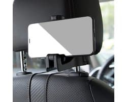 Auto Hoofdsteun Haak, 2 in 1 Auto Hoofdsteun Verborgen Haak, Auto Zetel Terug Haken Met Telefoon - Houder Auto Achterbank Organisator - Zware Opslag Haken Voor Tassen Fles