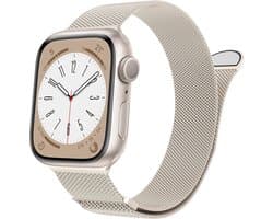 Podec Smartwatch Horlogebandje Magnetische RVS Strap Starlight - Geschikt voor Apple Watch - Bandje Geschikt voor iWatch 41 / 40 / 38 mm - Geschikt voor Series 1/2/3/4/5/6/7/SE