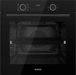 Wiggo WO-BFA610(B) - Inbouw heteluchtoven - 73L - Airfryer functie - Hetelucht - Soft Close deur - Telescooprails - Energieklasse A - Zwart - 5 jaar garantie — thumbnail 1