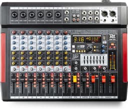 Mengtafel - Power Dynamics PDM-T804 - 8-kanaals mengpaneel Bluetooth, DSP, mp3 en USB audio interface — thumbnail 1
