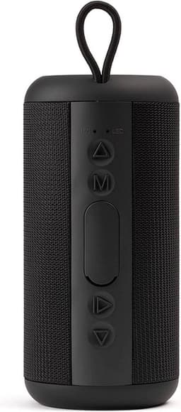 Music Sound Verticale bluetooth speaker 5.0 - zwart - 20,5cm x 8cm x 8cm - Goede kwaliteit van geluid — thumbnail 5
