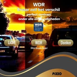 PiXXO Pro 4K Dashcam met Voor & Achtercamera – Ultra HD 2160P - Nachtzicht - Parkeerbewaking - GPS - WiFi - 64GB SD – Voor Auto, Bus & Camper — thumbnail 5
