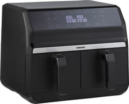 Tomado TAF8001B - Dubbele airfryer - 2 x 4 liter inhoud - XXL - 1700 watt - Tiptoetsbediening - 8 automatische programma's - Zwart — thumbnail 5