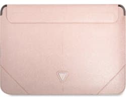 Guess 14 Inch Laptop- en Tablet-Sleeve - PU Saffiano - Roze