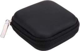 Hardcase Oortjes Hoesje | Opberg Tas Voor Oortjes | Kabeltasje | Opberghoes Voor Kabel | Oortjes In-Ear | Sleutelhouder | Muntjeshouder | Sleutels | Muntjes | Reistas| Zwart | Opslag tas | Opbergruimte | Telefoonaccessoires | Elektronica beschermer — thumbnail 2