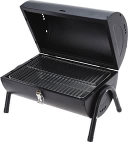 Houtskoolbarbecue - Cilindervorm - Tafelmodel - Mat Zwart — thumbnail 1