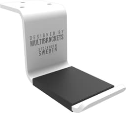 Multibrackets - Bureauhouder voor hoofdtelefoon - Koptelefoon ophangbeugel - wit — thumbnail 1