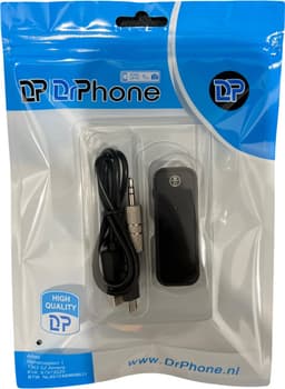 DrPhone OZ2 – 2 In 1 RX/TX Transmitter - Bluetooth 5.0 - Draadloze Zender En Ontvanger – Multifunctioneel – Zwart — thumbnail 5