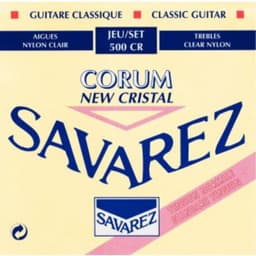 snarenset klassieke gitaar - 500-CR - New Cristal trebles silverwound Corum normal tension — thumbnail 4