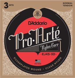 D'Addario EJ45-3D - Klassieke gitaarsnaren, 3-Pack — thumbnail 1