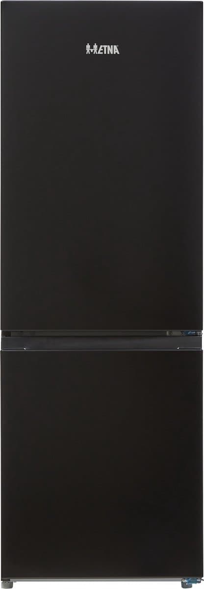 ETNA KCV143ZWA - Koel-vriescombinatie - Verwisselbare draairichting - Zwart - 143 cm — afbeelding 1
