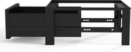 Vonia Wasmachine Verhoger - Wasmachine Verhoger met lade - Wasmachine Sokkel - Wasmachine Kast - Wasmachine ombouw - 54x63x31 - Zwart — thumbnail 7