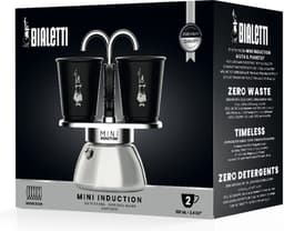 Bialetti Mini Express Induction 2 Kops – Espressomaker – Geschikt voor Inductie – Inclusief 2 Espressokopjes — thumbnail 5