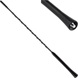 AMiO FM/AM Auto Antenne Mini Universeel met 5mm Adapter Zwart (40 cm) — thumbnail 1