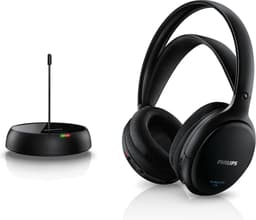 PHILIPS SHC5200/10 HiFi TV Hoofdtelefoon Draadloos Over-Ear (32-mm-Luidspreker, Draadloze FM-transmissie, Zelfinstellende Binnenhoofdband, Lichtgewicht Ontwerp, Oplaadbaar), Zwart — thumbnail 10