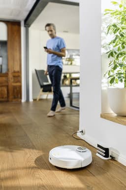 Kärcher RCV 3 Robotstofzuiger - dweilfunctie - slimme app bediening - LiDAR-lasernavigatie - ruimte- en obstakelherkenning - 2500 Pa - 120 min. looptijd - geschikt voor harde vloeren en tapijten — thumbnail 4
