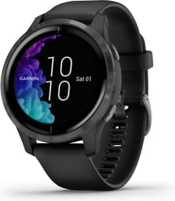Garmin VENU Health Smartwatch - Amoled touchscreen - Stappenteller - 5 dagen batterij - Zwart/Gunmetal — thumbnail 3