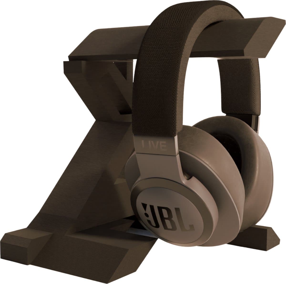 Flaare Headset Stand Universeel - moderne koptelefoonhouder - zwart - geschikt voor gaming — afbeelding 1