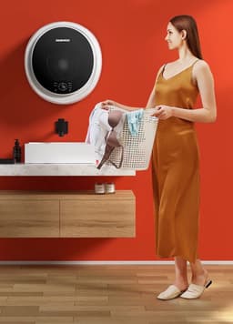 Daewoo Winia DY-BGX05 Mini Wasmachine Met Droogfunctie Voor Chalet Camper Boot Tinyhouse Appartement Kantoor — thumbnail 1