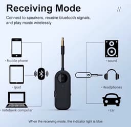 bluethoot adapter - reciever - transmitter - airplane/vliegtuig — thumbnail 4