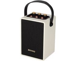 BRAINZ Retro Speaker Wit