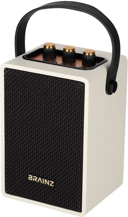 BRAINZ Retro Speaker Wit — thumbnail 1