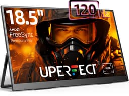 UPERFECT 18.5" Portable Gaming draagbaar Monitor| 120Hz FHD IPS draagbaar scherm| 100% sRGB | 1200:1 Contrast | Dual HDMI/Type-C | VESA Mount | Ultra-Slim Design — thumbnail 1