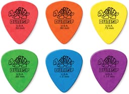 Dunlop PVP418 Tortex Standard Plectrum Variety 12-Pack - Plectra, 0.50mm tot 1.14mm, mix van 12 stuks — thumbnail 2