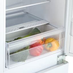 Inventum IKV1786S 178 cm stille inbouw koel-vriescombinatie - Koelkast met vriesvak - Energiezuinig - Supervriezen - Vershoudlade - 251 liter - Pizzavak - Sleepdeur - Wit — thumbnail 9