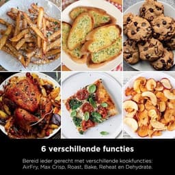 Ninja Double Stack Airfryer XXL - 9.5 Liter - Dubbele Gestapelde Lades - 6 Programma's - Inclusief Digitale Thermometer en Kookrekjes - SL451EU — thumbnail 6