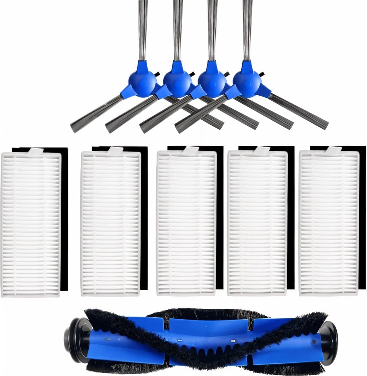 Borstel & Filter set geschikt voor Eufy Robovac 11s & Robovac 15C & 30 — afbeelding 1