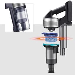 2 stuks HEPA filter compatibel met Samsung Bespoke Jet VS20A958FWN - VS20A95923B/AA- vervanging- stok stofzuiger filter-onderdelen — thumbnail 5