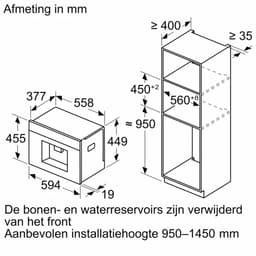 Siemens CT718L1B0 - iQ700 - Inbouw espressomachine - Zwart - Home Connect - autoMilk Clean — thumbnail 3