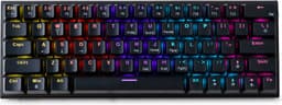 getcetera 60% Mechanisch Gaming Toetsenbord - Red Switches - RGB - QWERTY - USB-C Bedraad - Compact Zwart — thumbnail 1