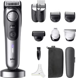 BRAUN Baardtrimmer BT9560 Baardtrimmer Metallic grijs — thumbnail 2