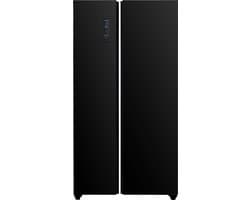 Exquisit SBS236-041EB - Amerikaanse koelkast - Total No Frost - Met Display - 5 Jaar Garantie - 442 Liter - 40 dB - Super Freeze functie - Zwart