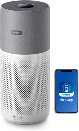Philips 4000i Series AC4236/10 - Luchtreiniger met HEPA Filter voor XL-ruimten - 610 m³/u - Wit / Grijs - App Connected — thumbnail 1