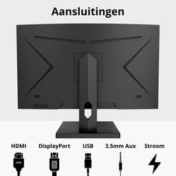 Rolio RX1337L - 27 inch - QHD IPS Monitor - 1ms - Quad HD 1440p - 100Hz — thumbnail 5