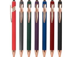 Set van 7 kleuren pennen en balpen - Touchscreen pen geschikt voor Tablet, Pad en Telefoon - Stylus pennen - Laptop pen - Touchscreen pen - Smartphone pen - LOUZIR