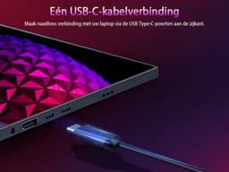 UPERFECT Portable Monitor J08 15,6" 4K Draagbare Monitor | 100% sRGB draagbaar scherm| Aluminium Frame | Dual USB-C PD | Anti-verblindend IPS — thumbnail 4