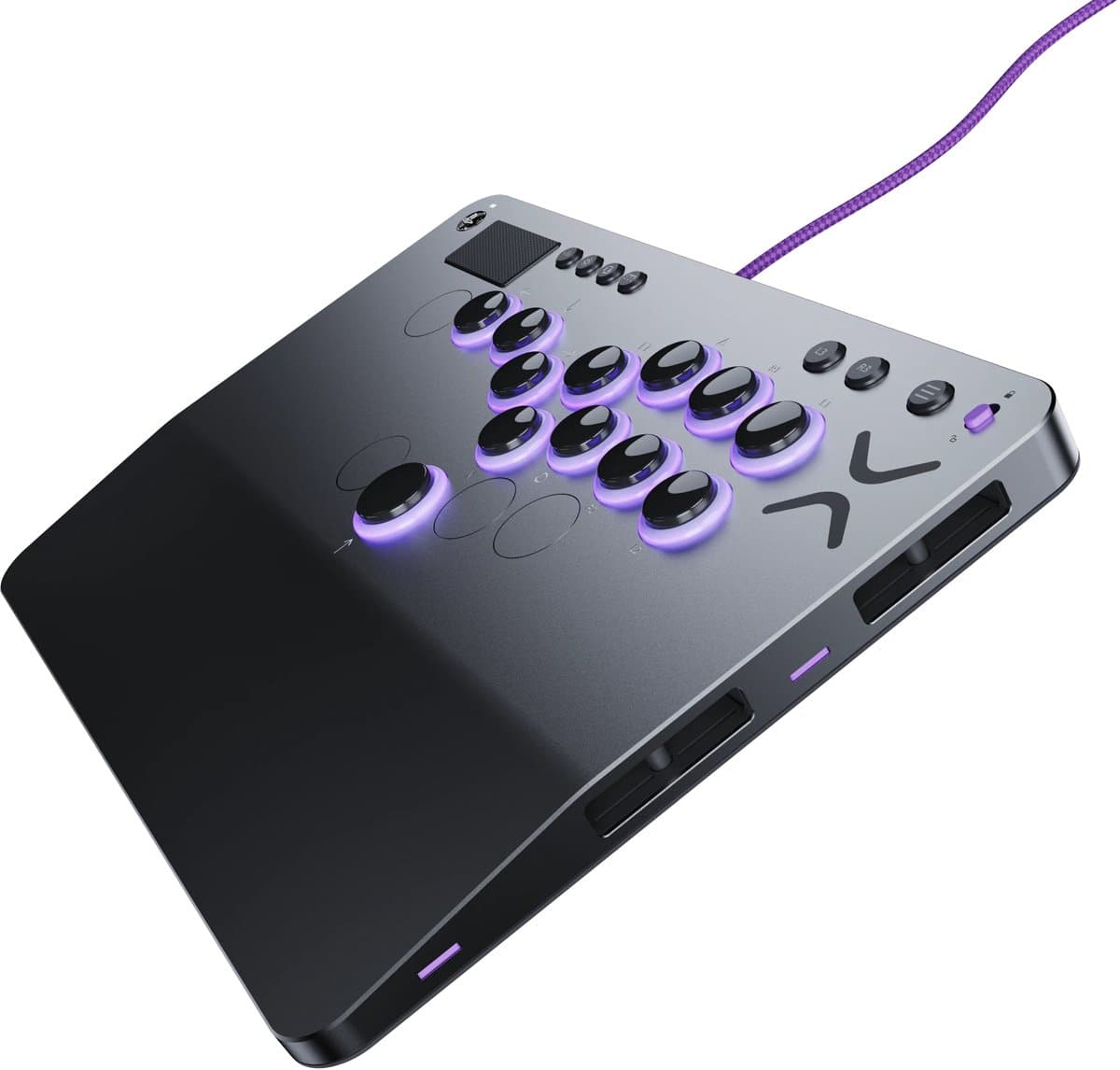 Turtle Beach Victrix Pro KO Leverless Fight Stick Grijs USB Fightstick Digitaal PC, PlayStation 4, PlayStation 5 — afbeelding 1