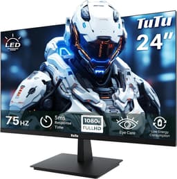 TuTu 24 inch frameless LED Monitor | 75Hz | HDMI, VGA, Audio out | HDMI kabel | TU238M2 — thumbnail 1