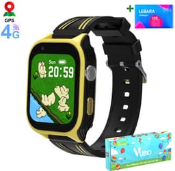 VUBIO 4G Kinder Smartwatch L2 - Incl. SIM - GPS - Videobellen - Zwart — thumbnail 1