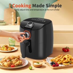 Aigostar Airfryer - Heteluchtfriteuse 4 liter - 1500W Zwart — thumbnail 8