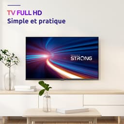 STRONG - Full HD TV 40" (99 cm) SRT40FF2003C - Drievoudige tuners - 3 HDMI-poorten (1 ARC) + 2 USB-poort + Optisch + Mini-AV + Terrestrisch/Sat - Zwart — thumbnail 5